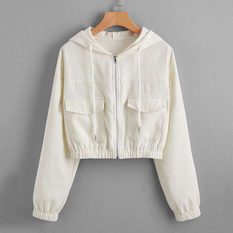 

Double Pocket Corduroy Jacket, Beige