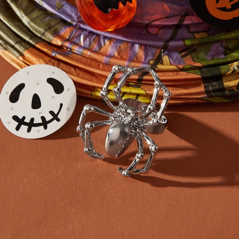 

1pc Spider Ring, Silver