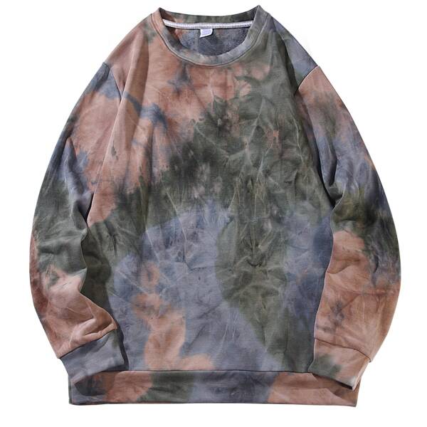 

Men Tie Dye Sweatshirt, Multicolor