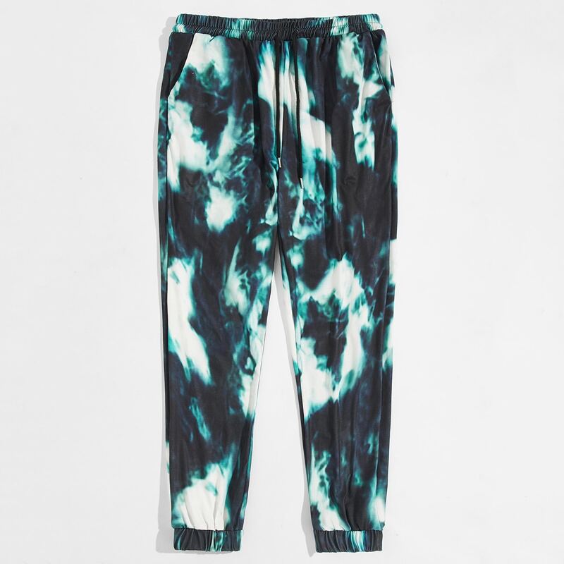 

Guys Tie Dye Drawstring Pants, Multicolor