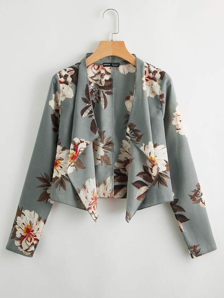 Floral waterfall jacket online