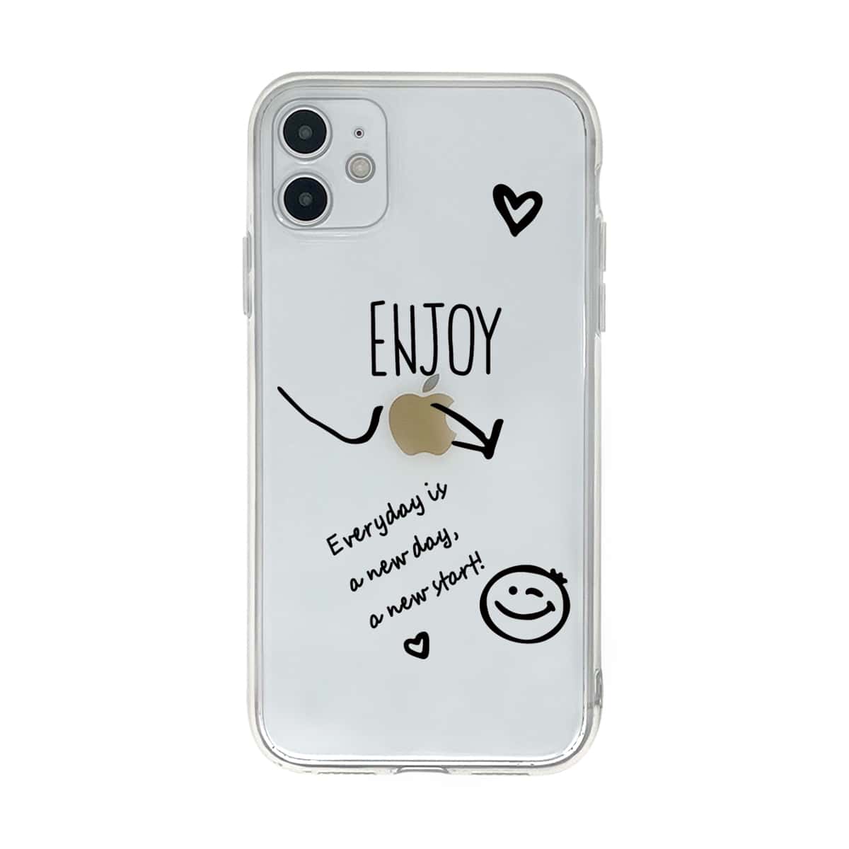 

Letter Graphic Clear iPhone Case