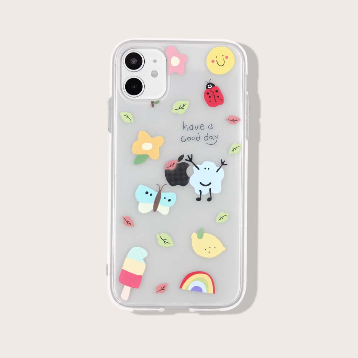 

Cartoon Graphic Clear iPhone Case