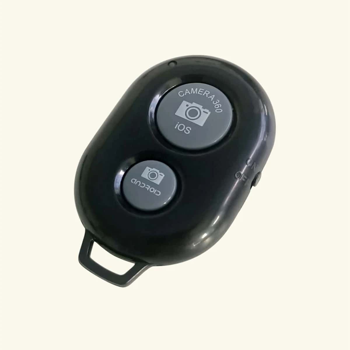 

1pc Bluetooth Selfie Remote Control, Black