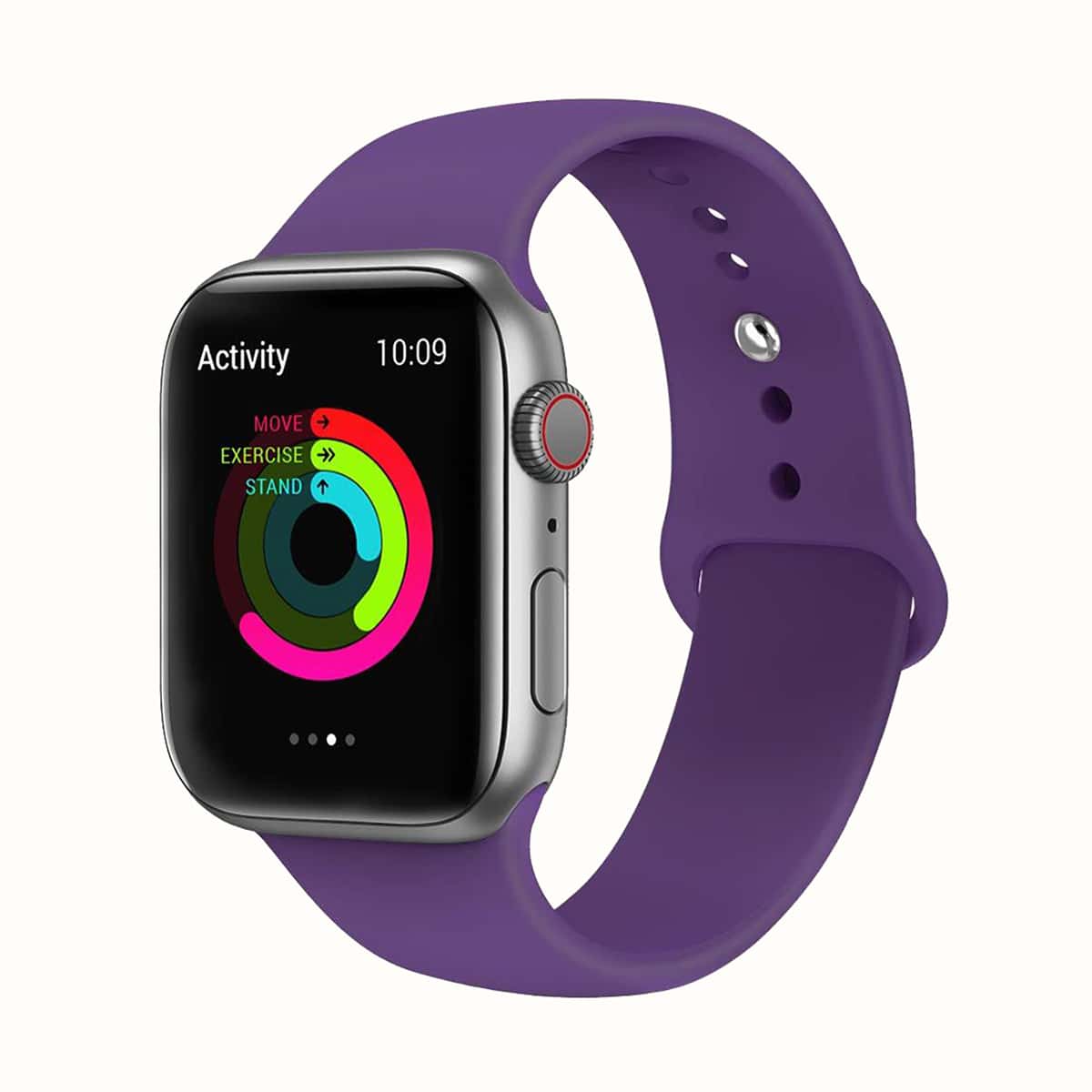 

Silicone Apple Watch Strap, Purple