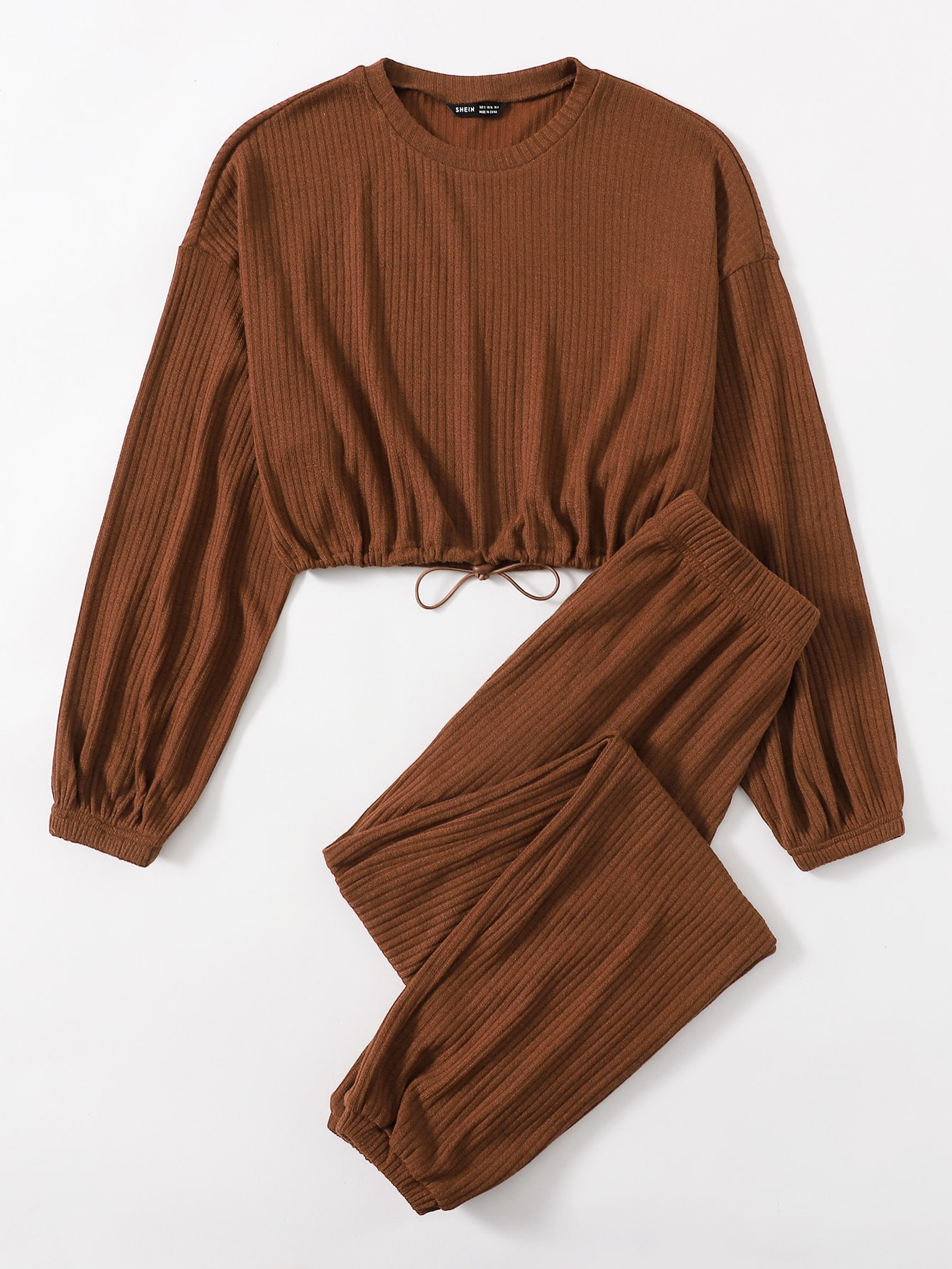 drawstring hem pullover