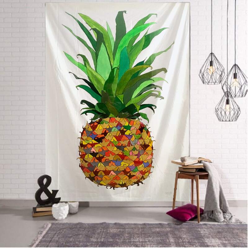 

Pineapple Print Tapestry, Multicolor