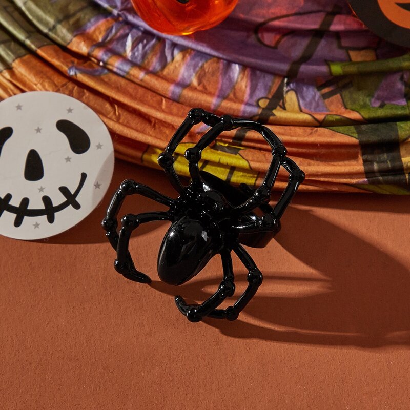 

Spider Shaped Ring, Black