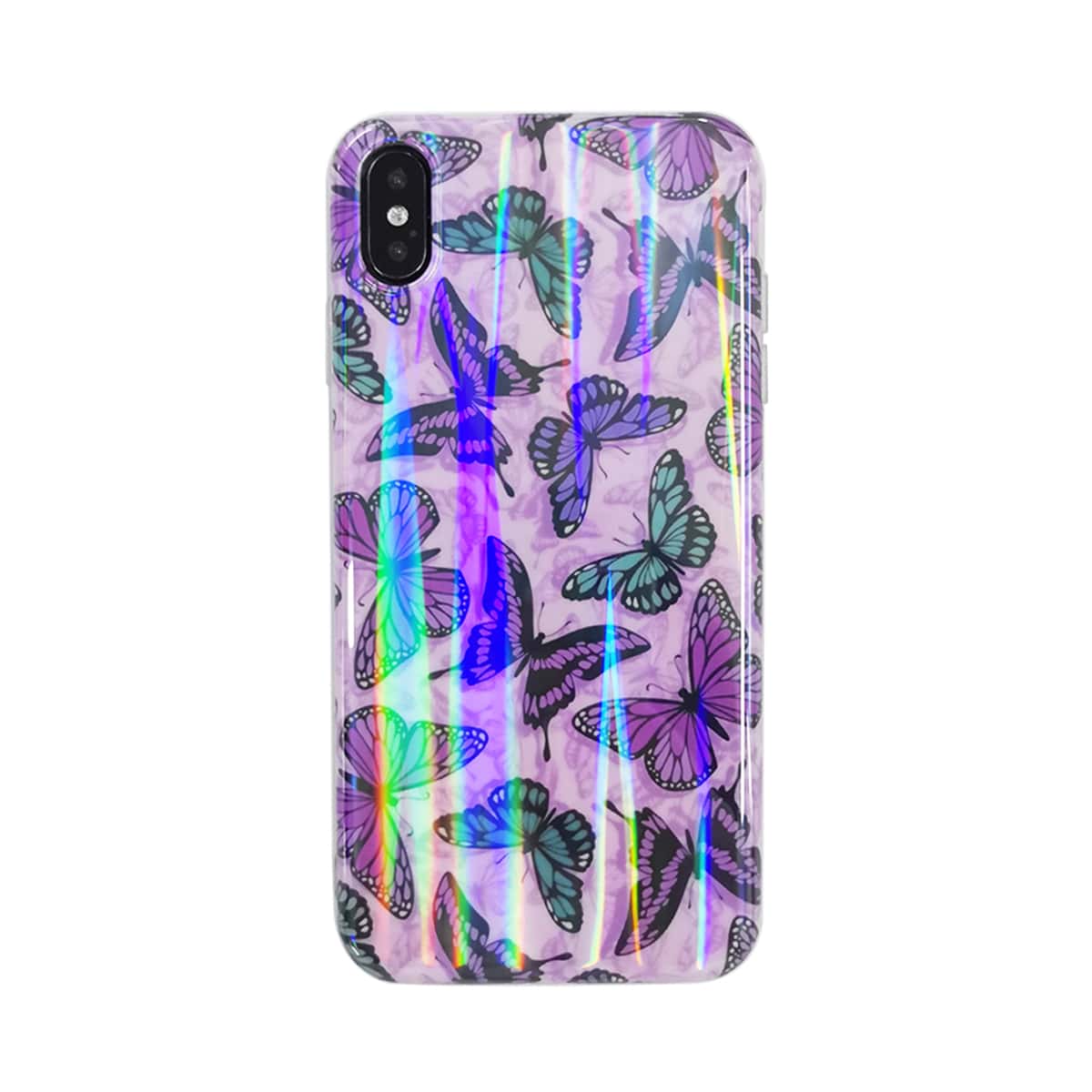 

Butterfly Laser iPhone Case, Multicolor