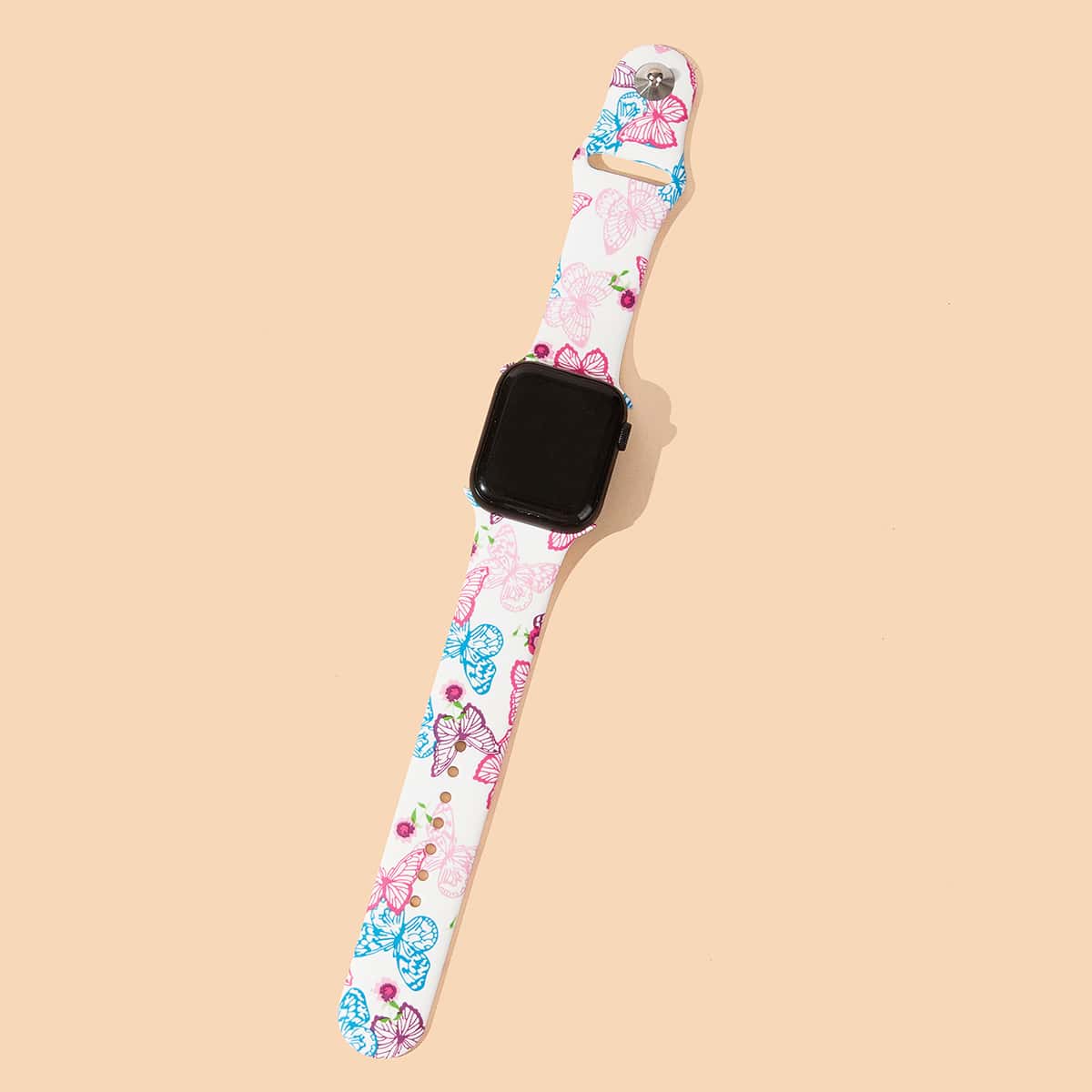 

Butterfly Pattern Apple Watch Strap, Multicolor