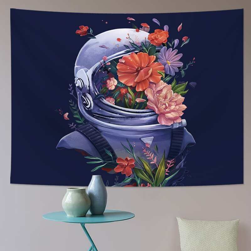 

Flower Print Tapestry, Multicolor