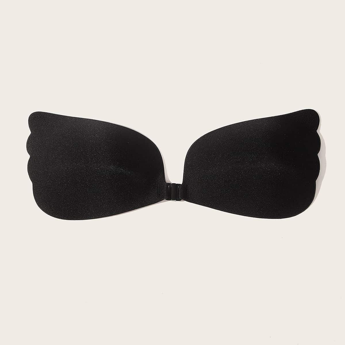 

Front Close Self Adhesive Bra, Black