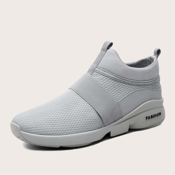

Men Minimalist Wide Fit Slip On Sneakers, Grey