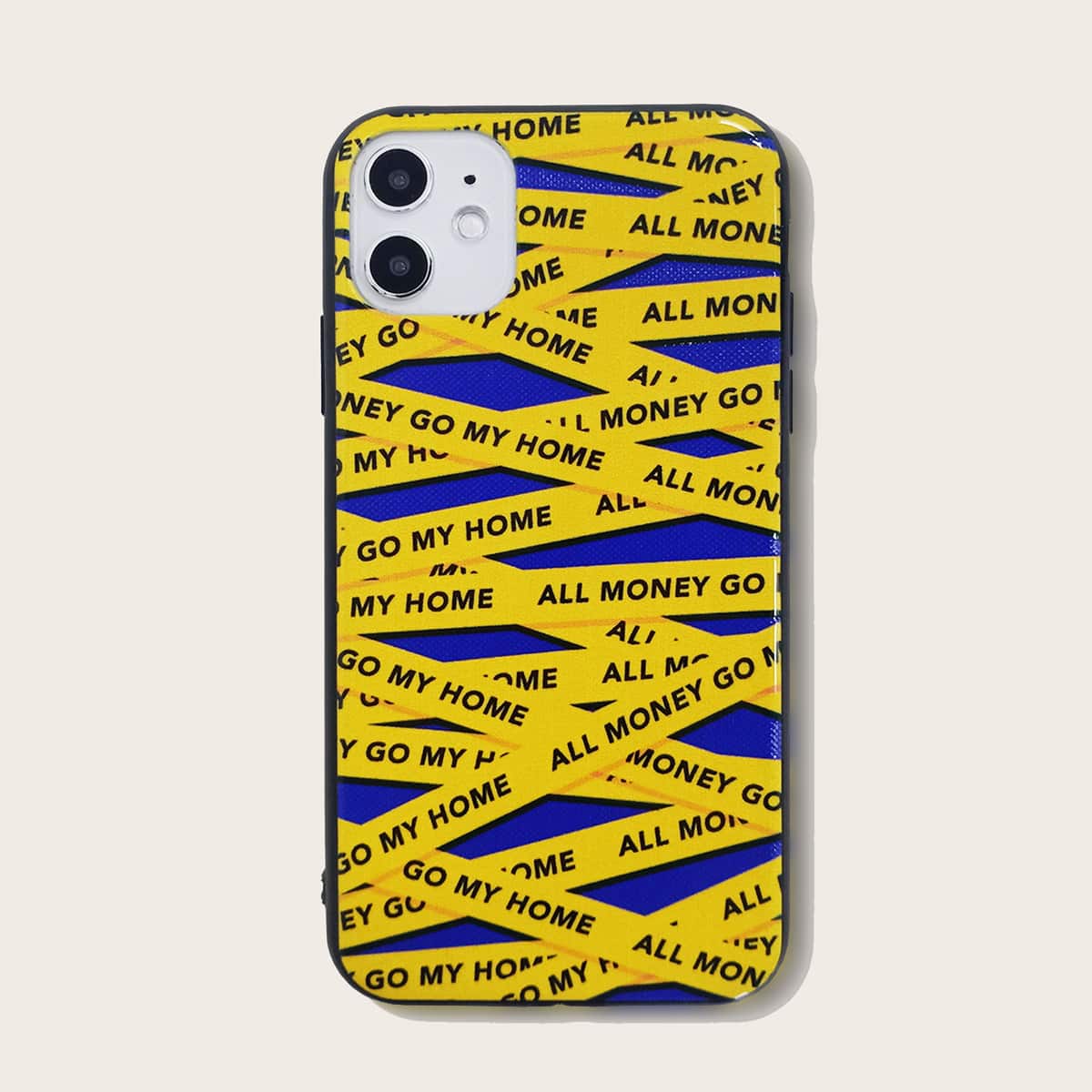 

Letter Graphic iPhone Case, Yellow