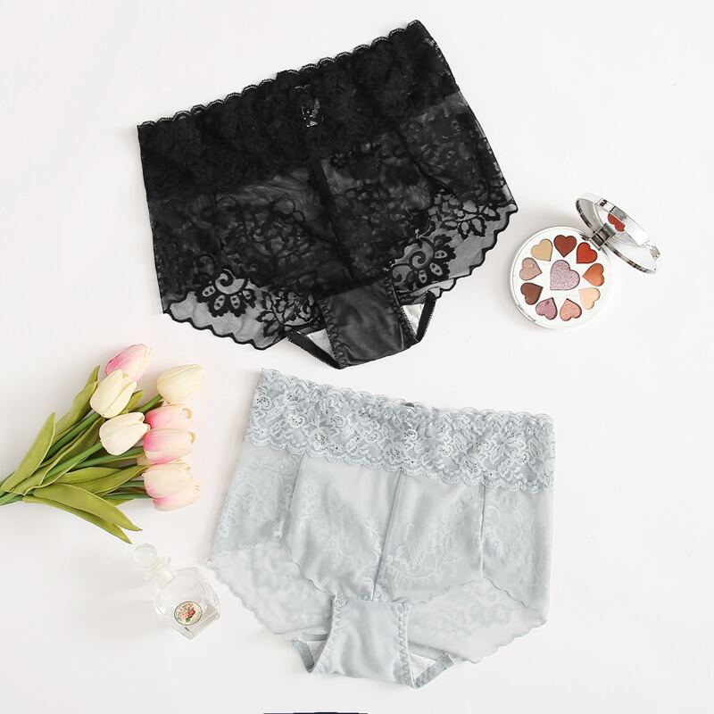 

2pack Floral Lace Panty Set, Multicolor