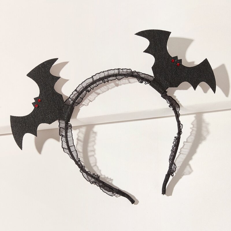 

Halloween Bat Hair Hoop, Black