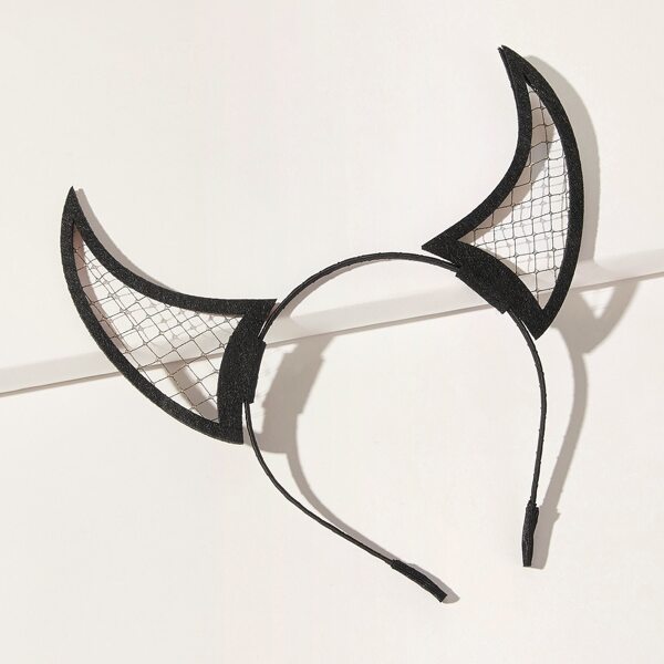 

Halloween Evil Hair Hoop, Black