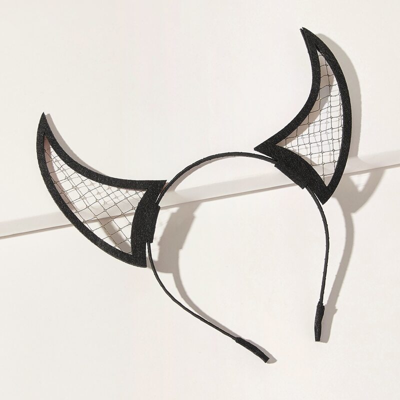 

Halloween Evil Hair Hoop, Black