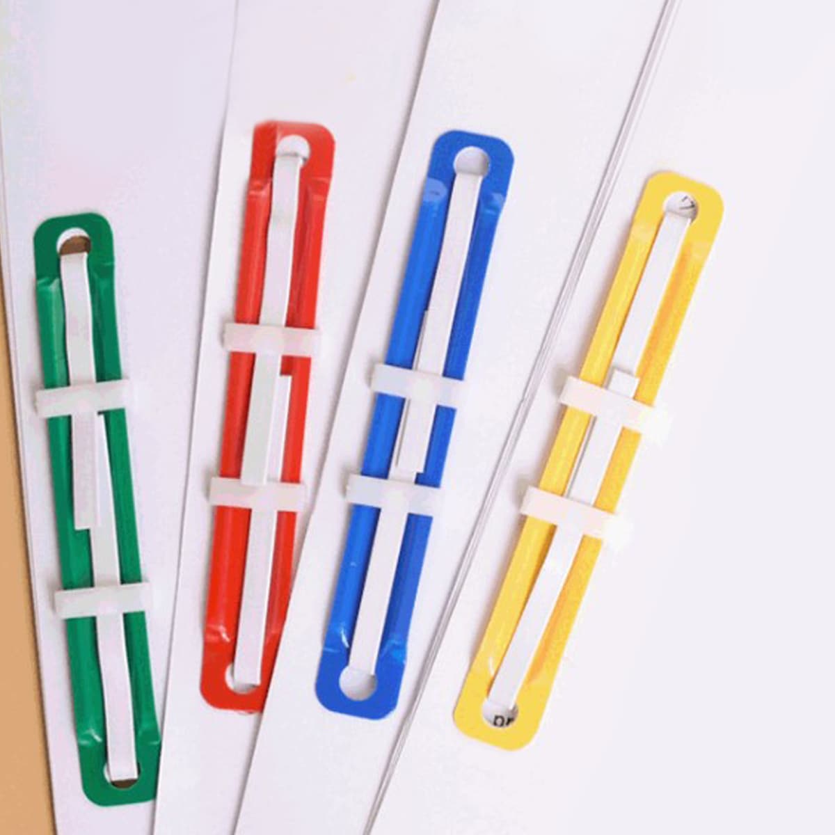 

1box Metal Two-hole Binding Clip, Multicolor