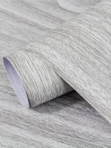 1 tờ giấy dán tường hạt gỗ - Xám - Xem 1