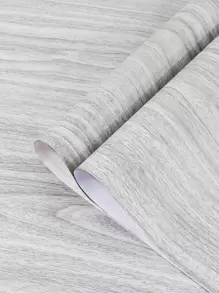 1 tờ giấy dán tường hạt gỗ - Xám - Xem 5