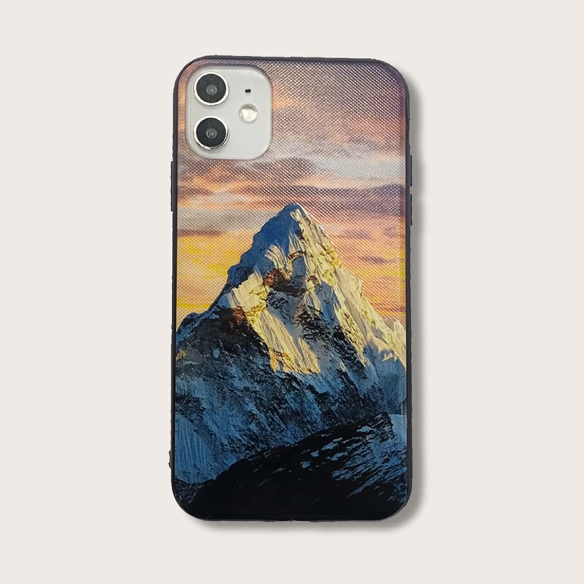 

Landscape Print iPhone Case, Multicolor