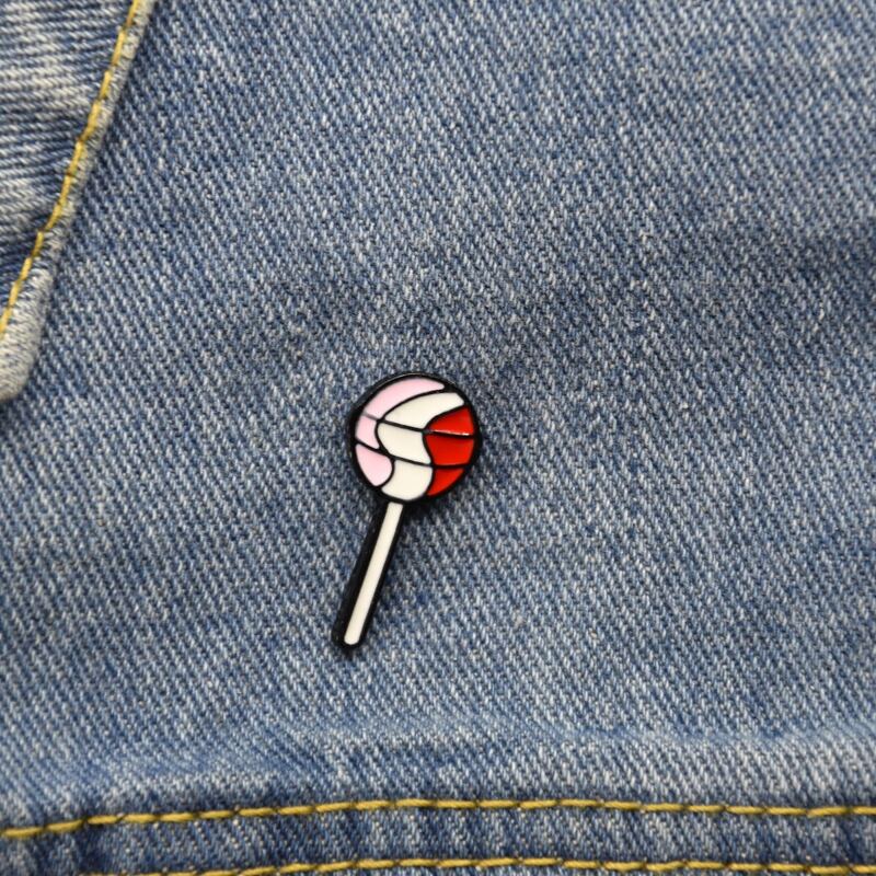 

Lollipop Design Brooch, Multicolor