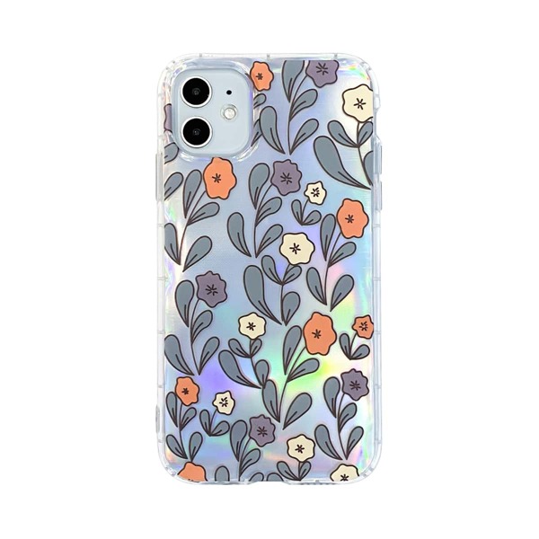 

Flower Pattern Laser iPhone Case, Multicolor