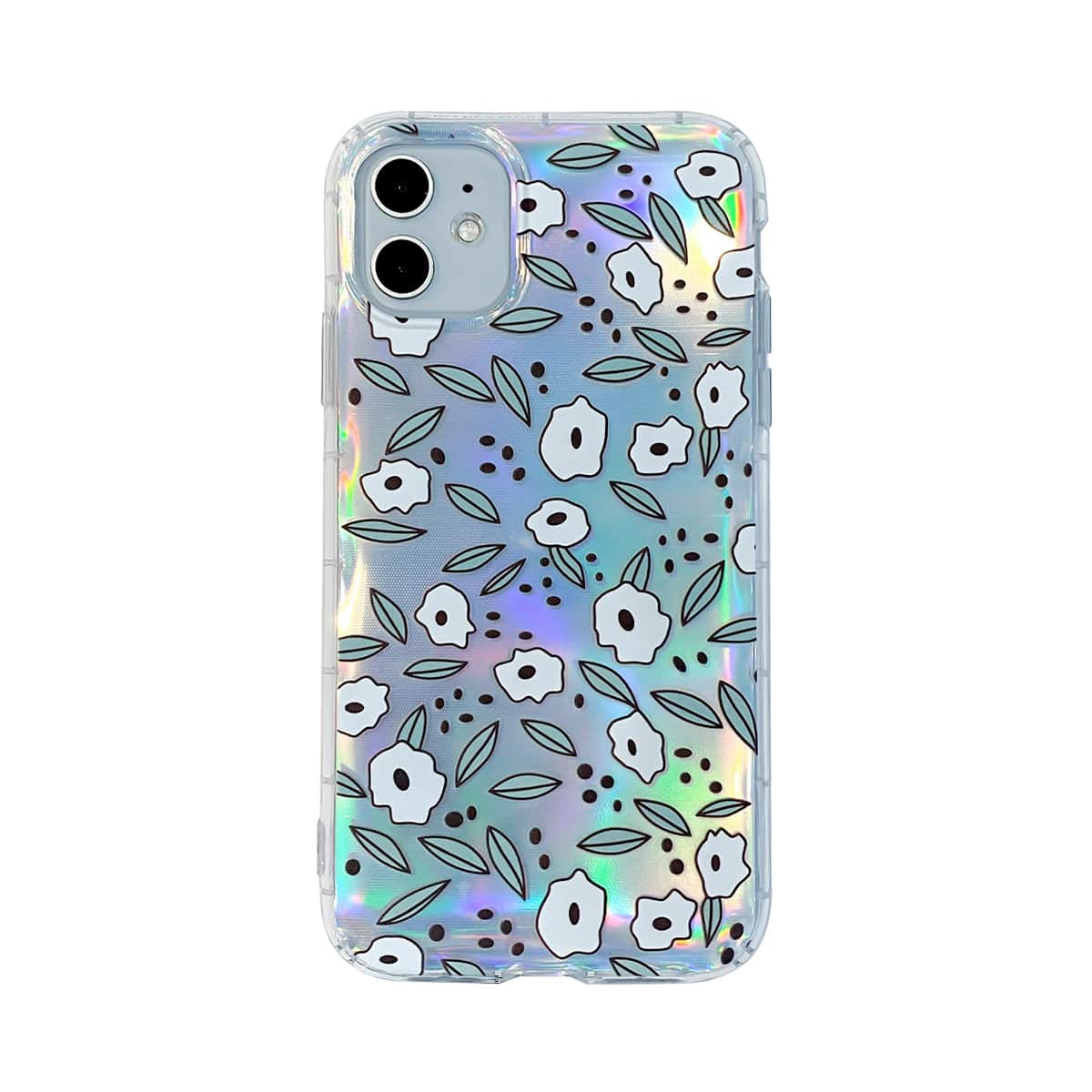 

Flower Pattern Laser iPhone Case, Multicolor