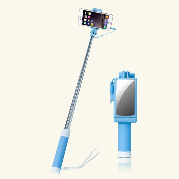 

Plain Wired Selfie Stick, Blue