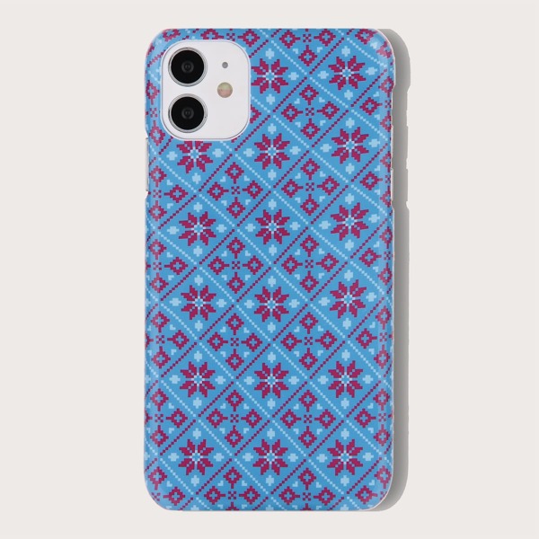 

Snowflake Pattern iPhone Case, Multicolor