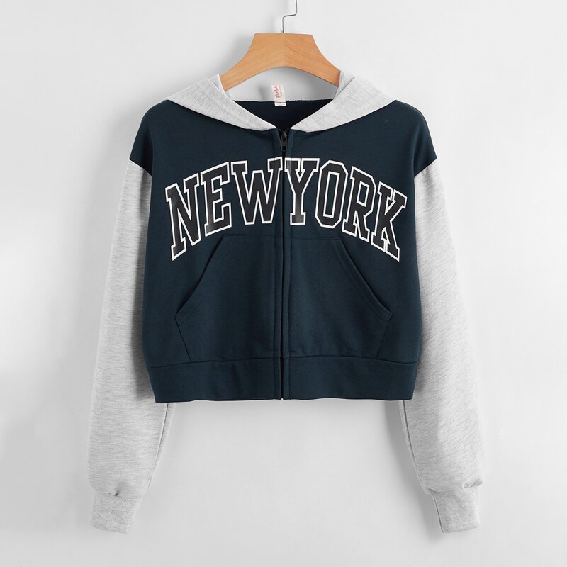 

Letter Graphic Hooded Sweatshirt, Multicolor