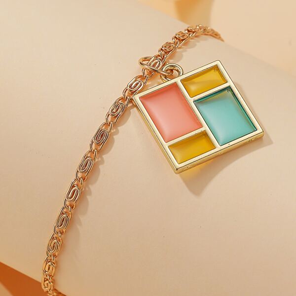 

Geo Decor Bracelet, Multicolor