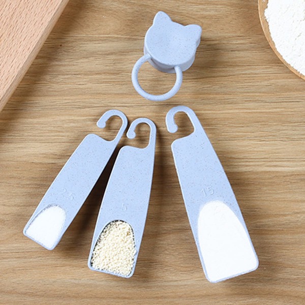 

4pcs Measuring Spoon Set, Blue