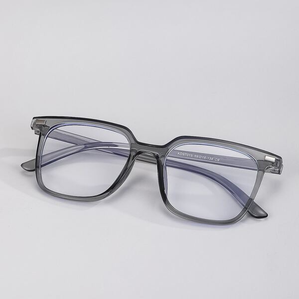 

Men Square Frame Glasses, Grey