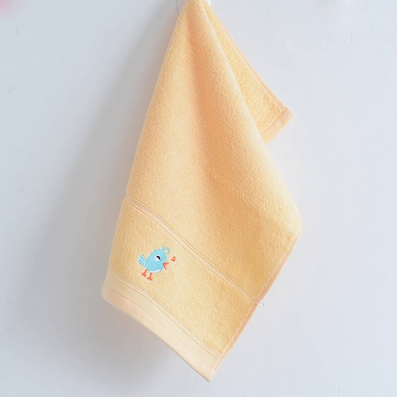 

Kids Cartoon Embroidery Towel, Yellow