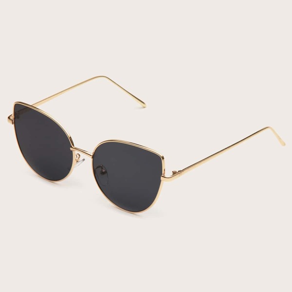 

Men Cat Eye Sunglasses, Gold