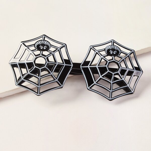 

Halloween Spider Web Design Glasses, Black