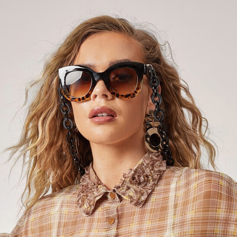 

Tortoiseshell Frame Sunglasses