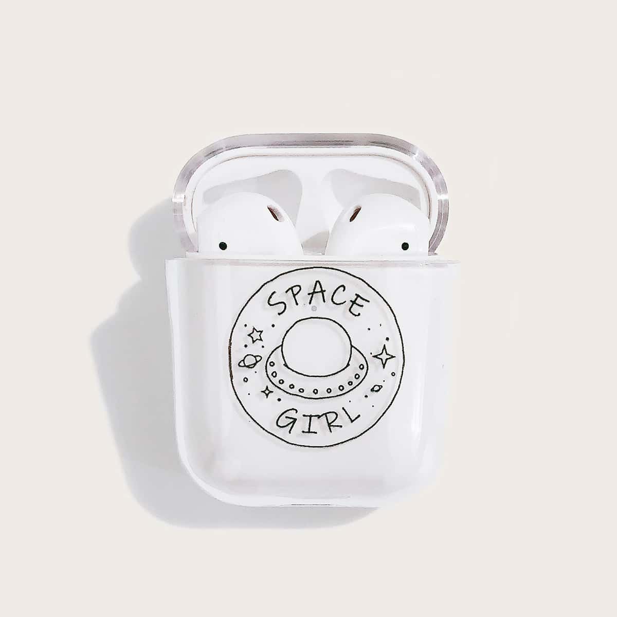 

Spacecraft Pattern Clear Airpods Case