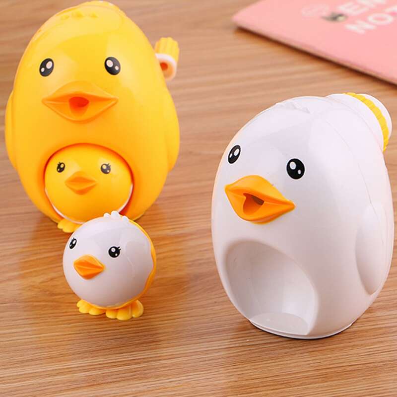 

1set Random Cartoon Chick Design Sharpener, Multicolor