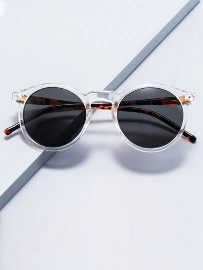Clear Acrylic Frame Sunglasses