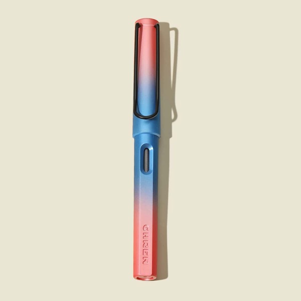 

1pc Gradient Color Pen Without Ink, Multicolor