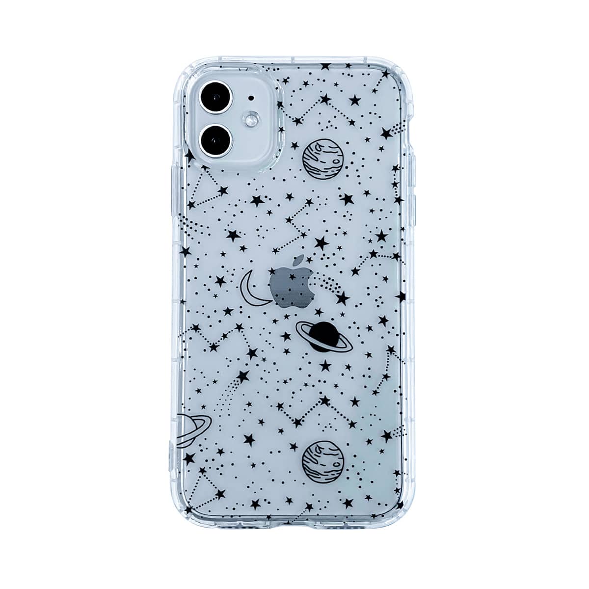 

Star & Moon iPhone Case, Clear