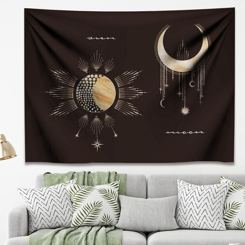 

Moon & Sun Print Tapestry, Multicolor