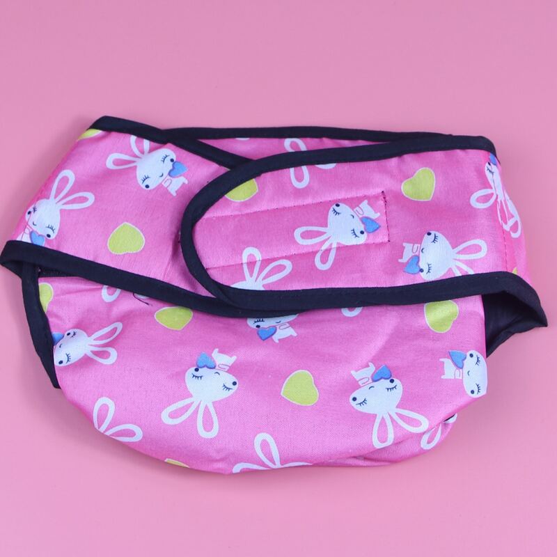 

Cartoon Graphic Dog Sanitary Pant, Pink