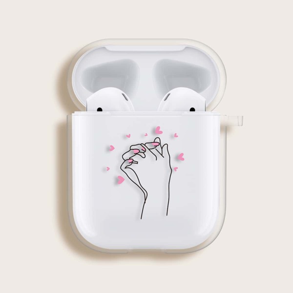 

Hands Clear Airpods Case