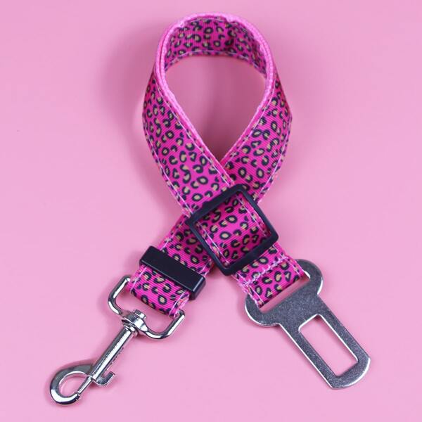 

Leopard Dog Car Seat Belt, Multicolor