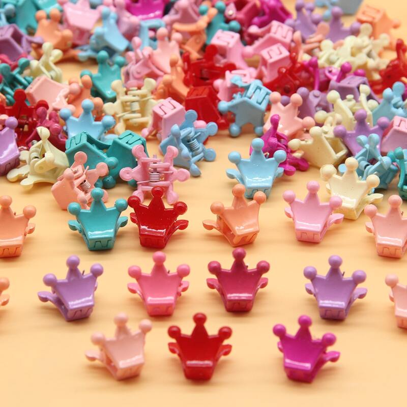 

30pcs Random Crown Mini Hair Claw, Multicolor