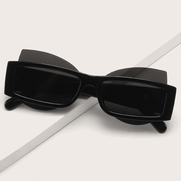 

Simple Acrylic Frame Sunglasses, Black